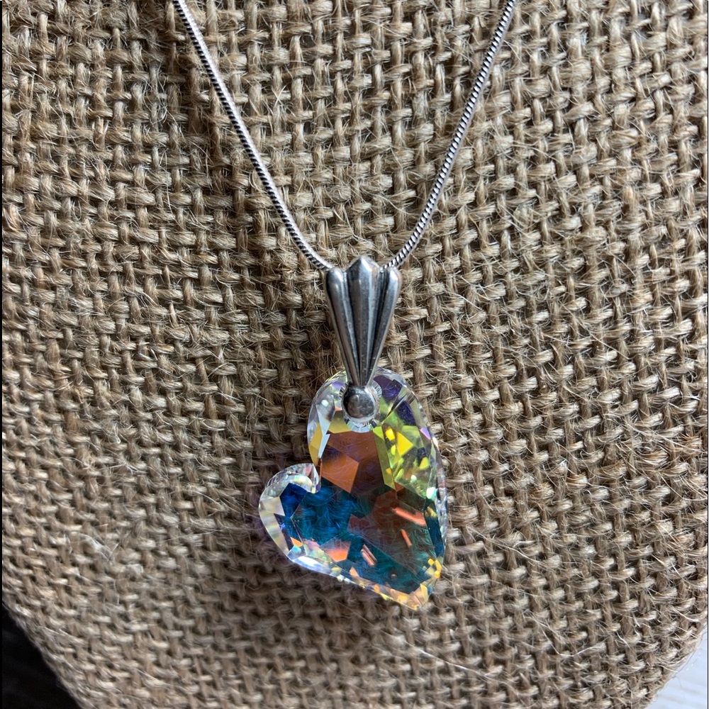 Handmade Swarovski “Devoted 2 U” Crystal Necklace - Picture 3 of 6